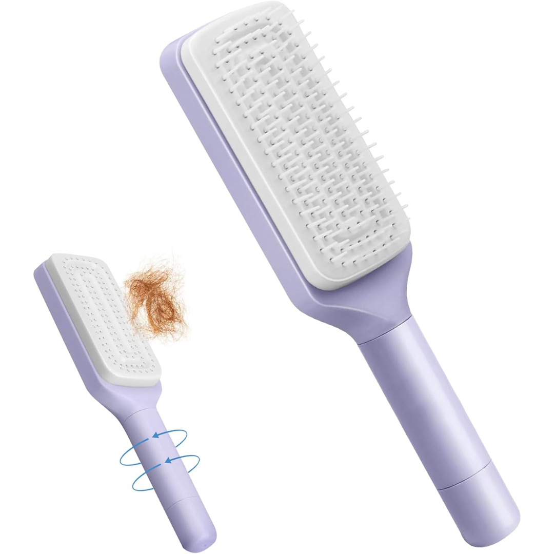 Spazzola per capelli autopulente