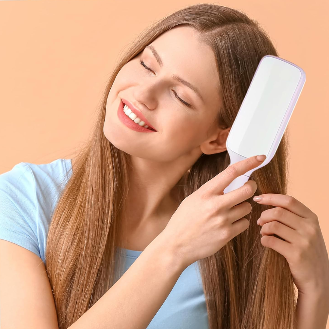 Spazzola per capelli autopulente