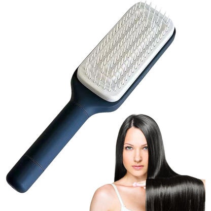 Spazzola per capelli autopulente